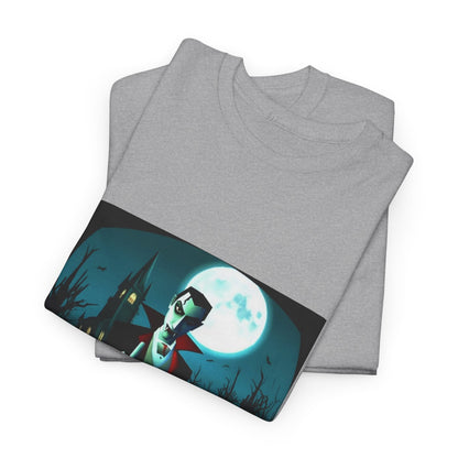 Vampire Giving The Finger In Cemetery Tee