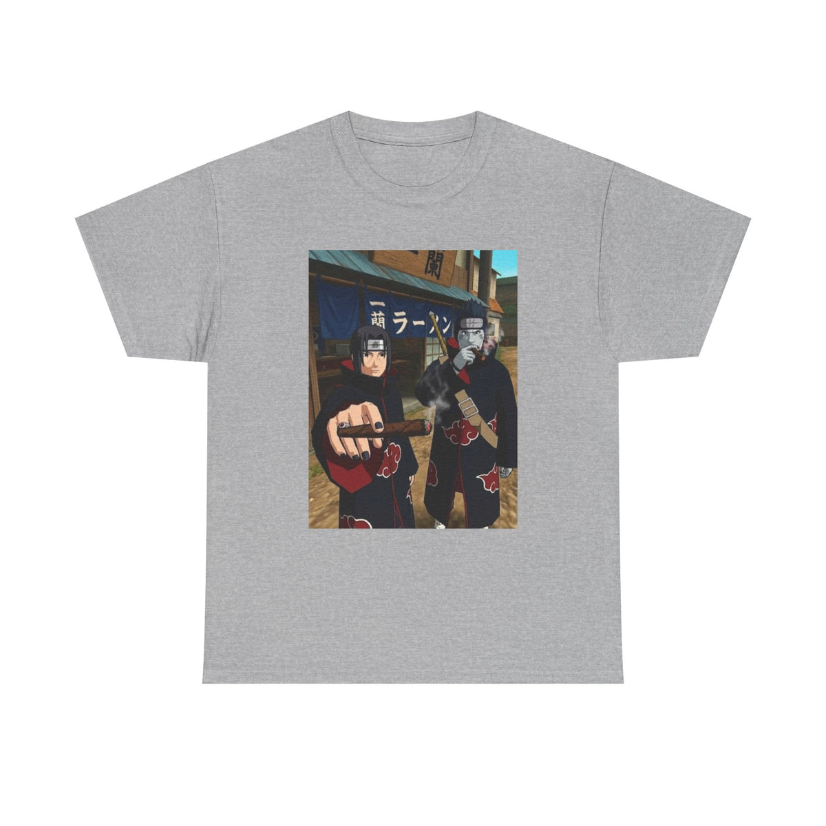 Itachi And Kisame Smoking Akatsuki Tee