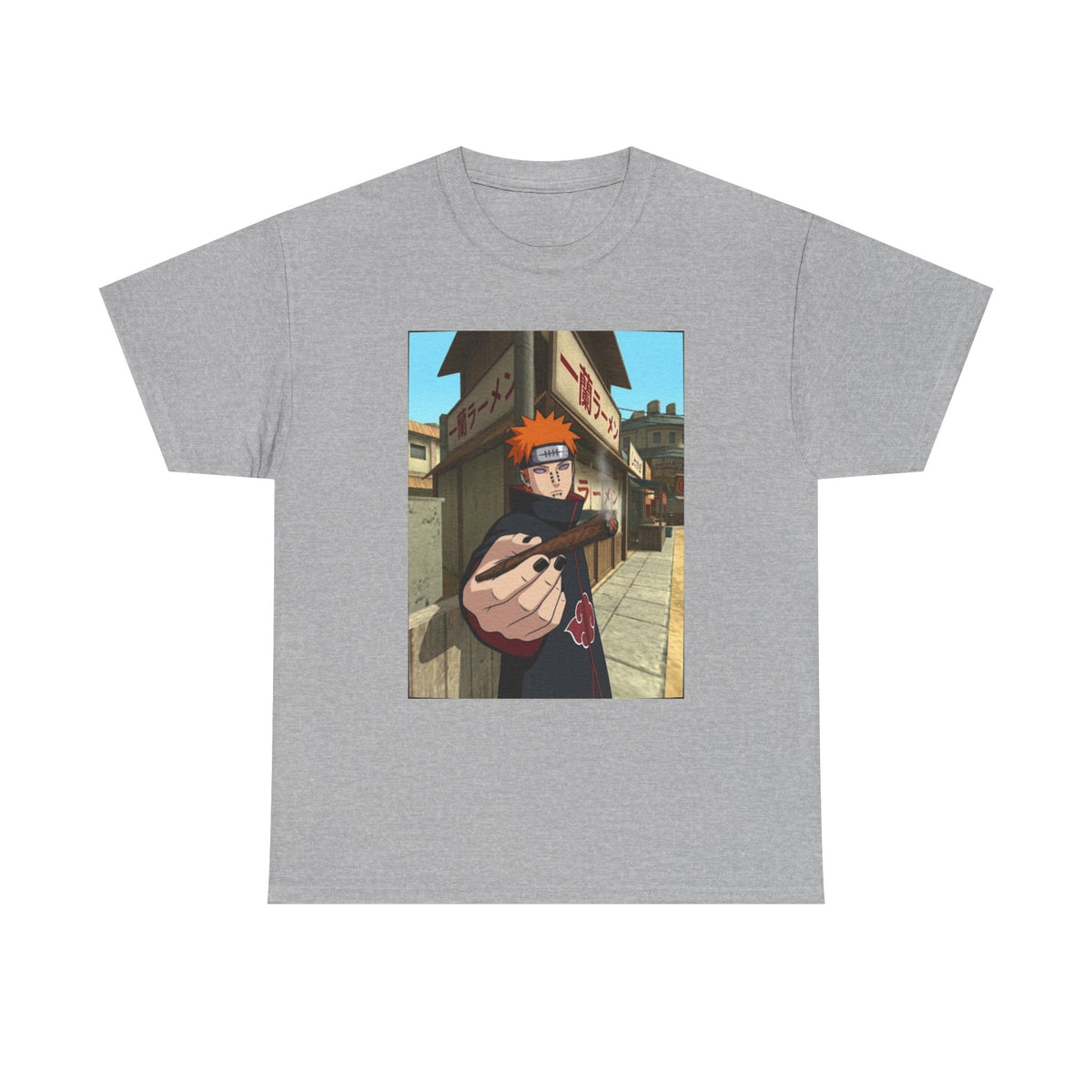 Pain Smoking A Blunt In Konoha Tee