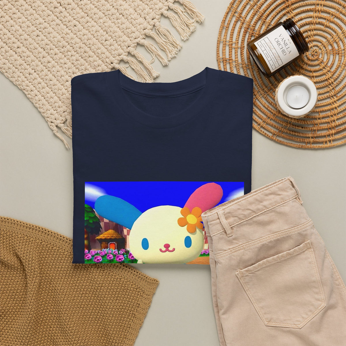 Cute Bunny Giving The Finger Tee