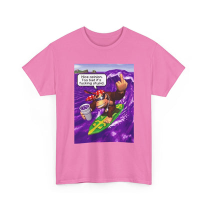 Donkey Kong Surfing Purple Wave Middle Finger