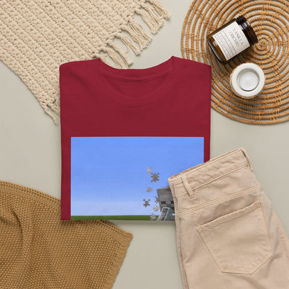 Minecraft Skeleton Taking A Hit Tee