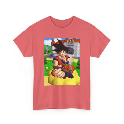 Goku Blazing On Nimbus At Mushroom Kingdom