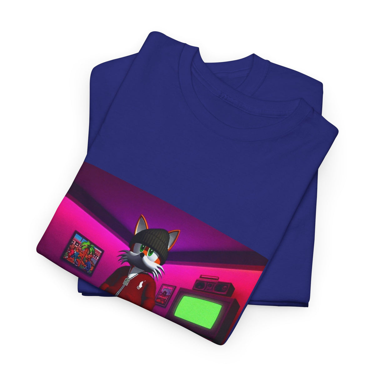 Swagged-Out Fox In Retro Chill Pad