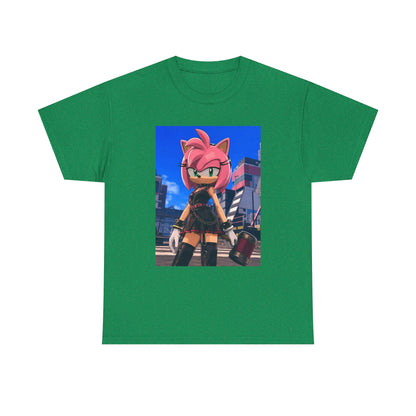 Gothic Amy Rose With Hammer Tee