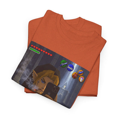 Edgy Link Smoking Selfie Tee