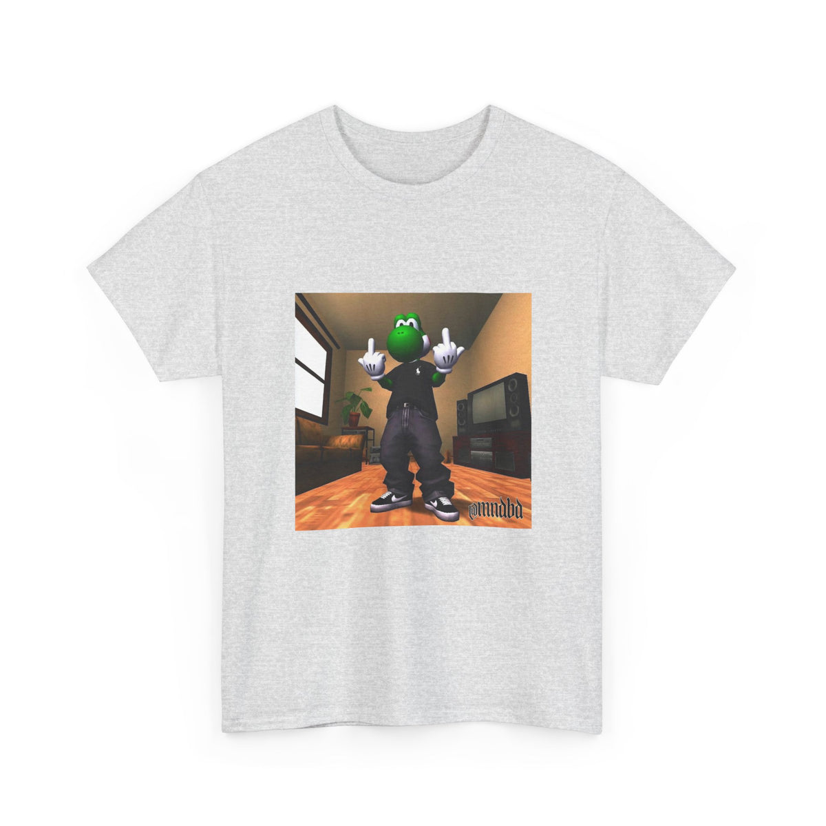 Yoshi Flipping Off In The Living Room Tee