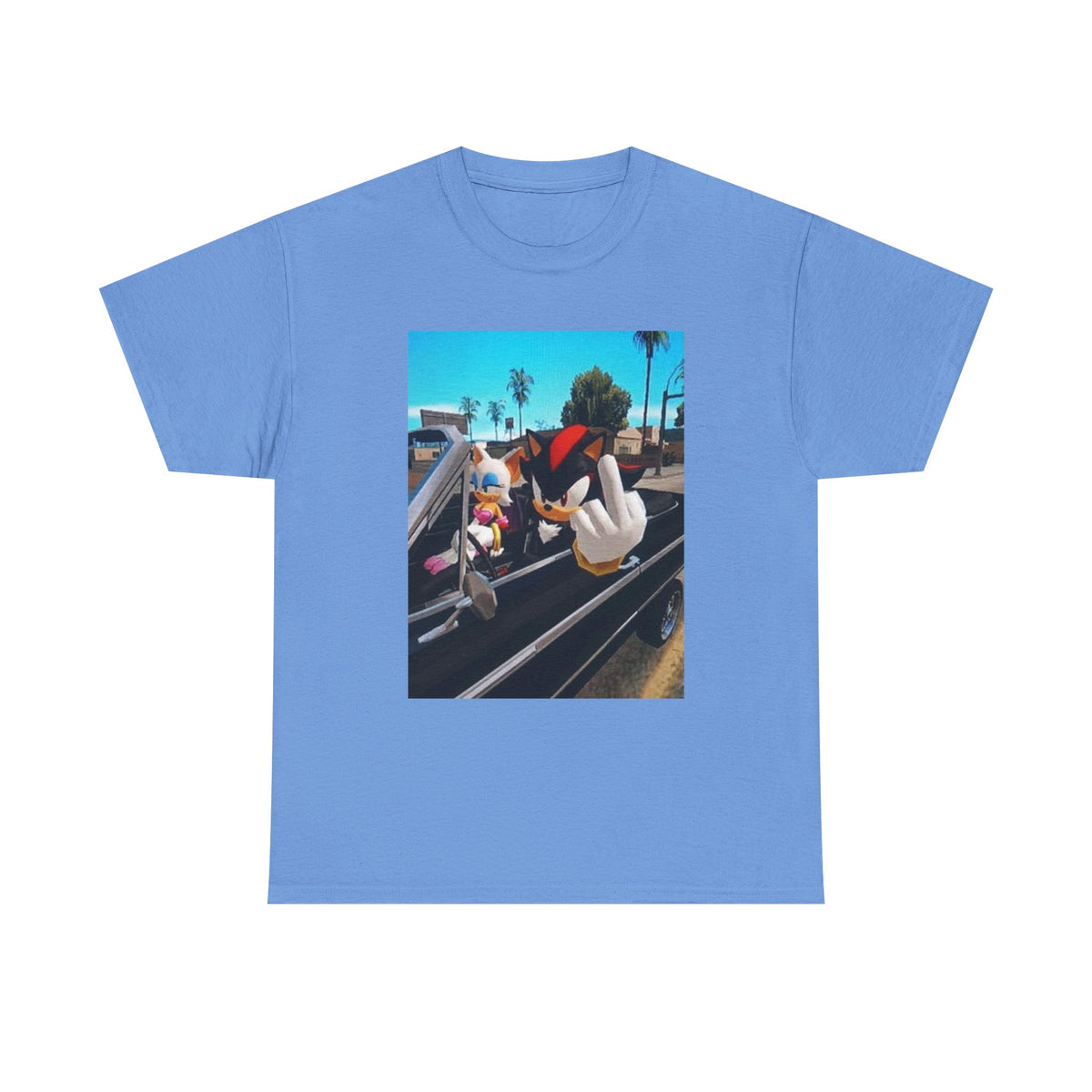 Shadow And Rouge Flipping The Bird Tee