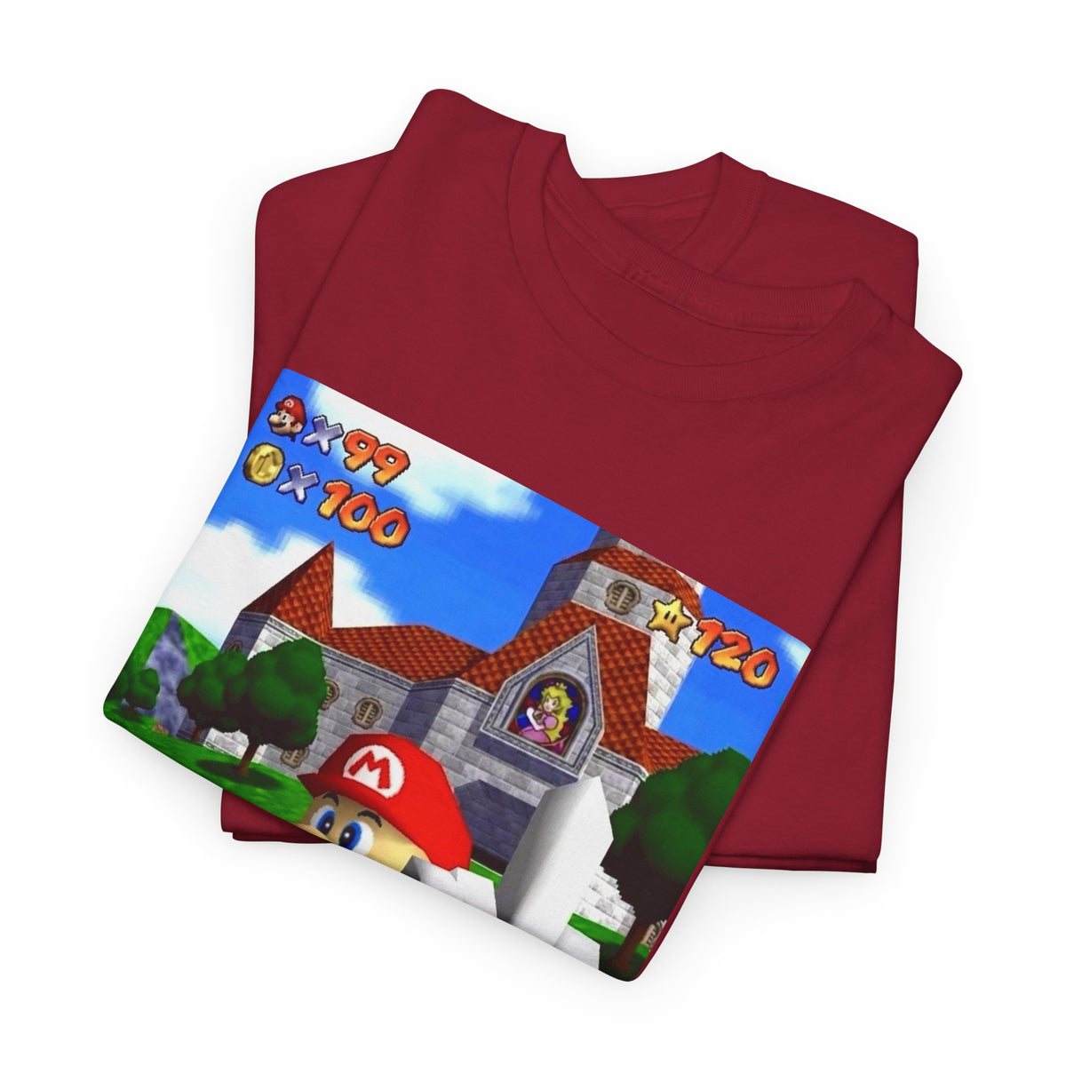 Mario Giving The Finger At Peach's Castle