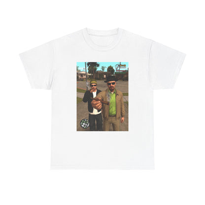 Heisenberg And Jesse Breaking Bad Grand Theft Auto Blunts Tee
