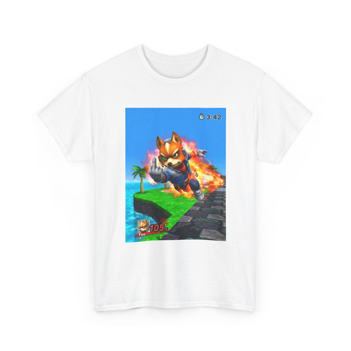 Fox McCloud Flipping The Bird Tee