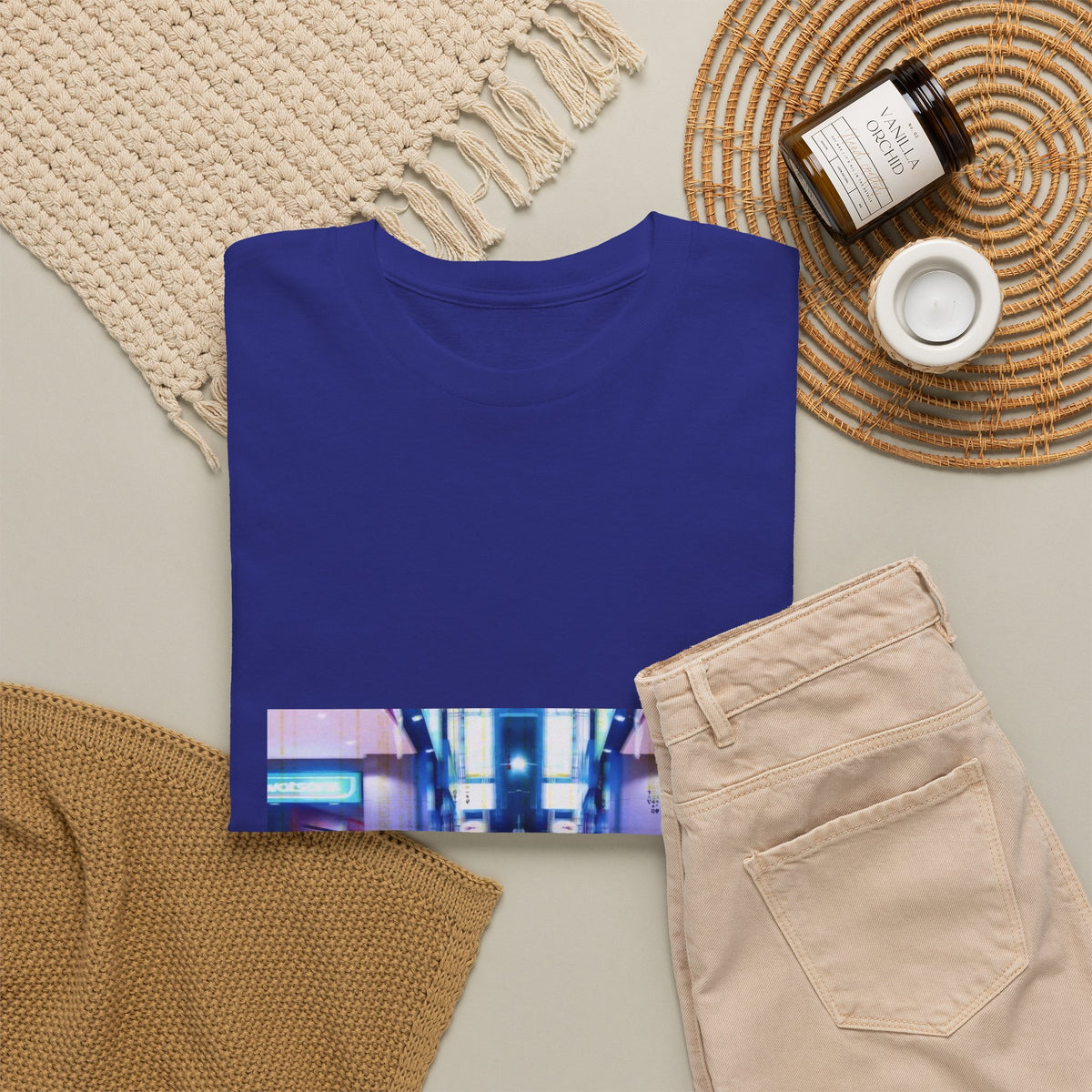 Meli and Chill Splashing Through Neon Streets Tee