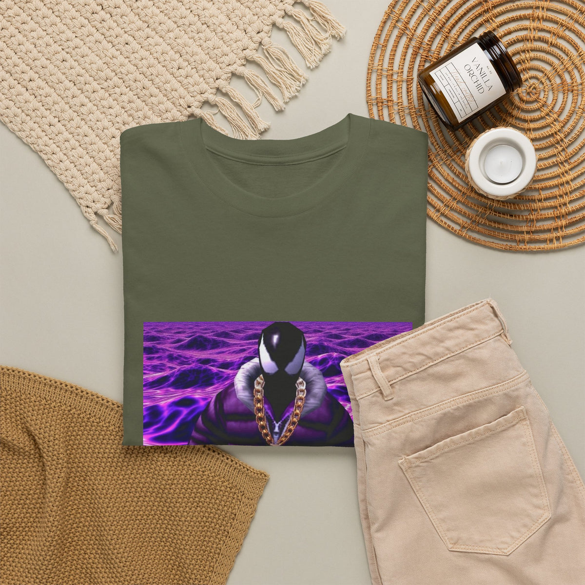 Venom-Like Figure Drippin' In Purple