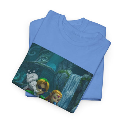 Link And Zelda Chilling In Hyrule