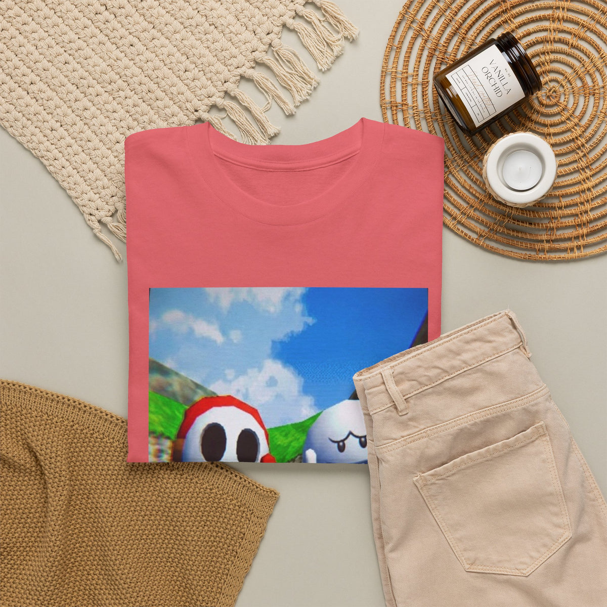 Shy Guy And Boo Flipping Off Tee