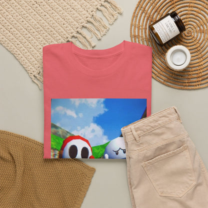 Shy Guy And Boo Flipping Off Tee