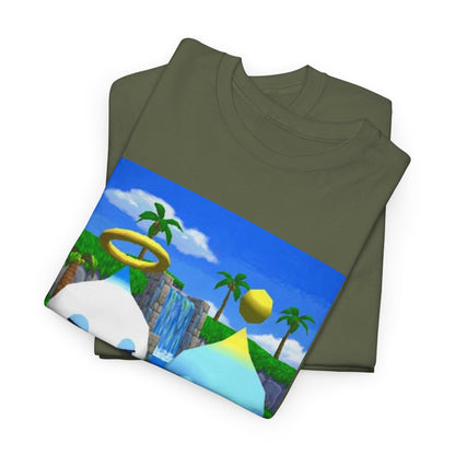 Chao Flipping Off In Paradise Tee
