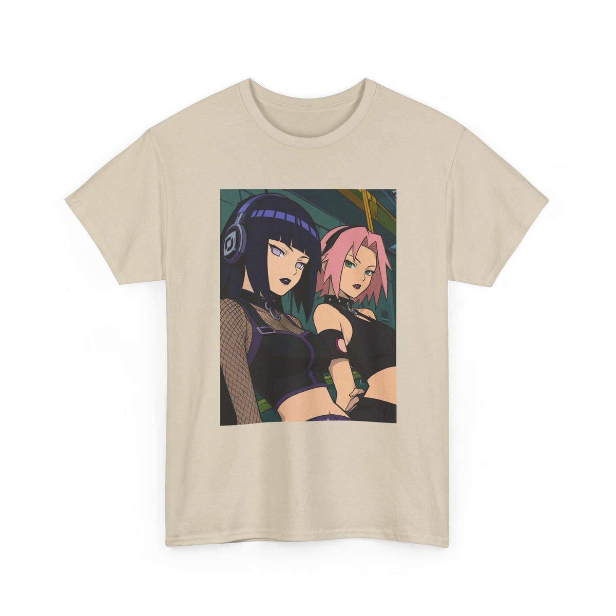 Goth Hinata and Sakura Anime Duo