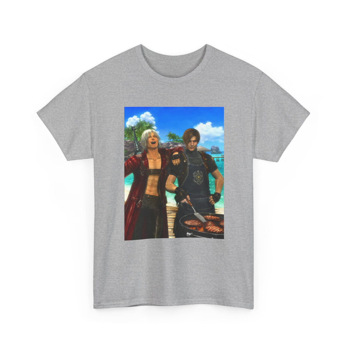 Dante and Leon Grilling Island Burgers Tee