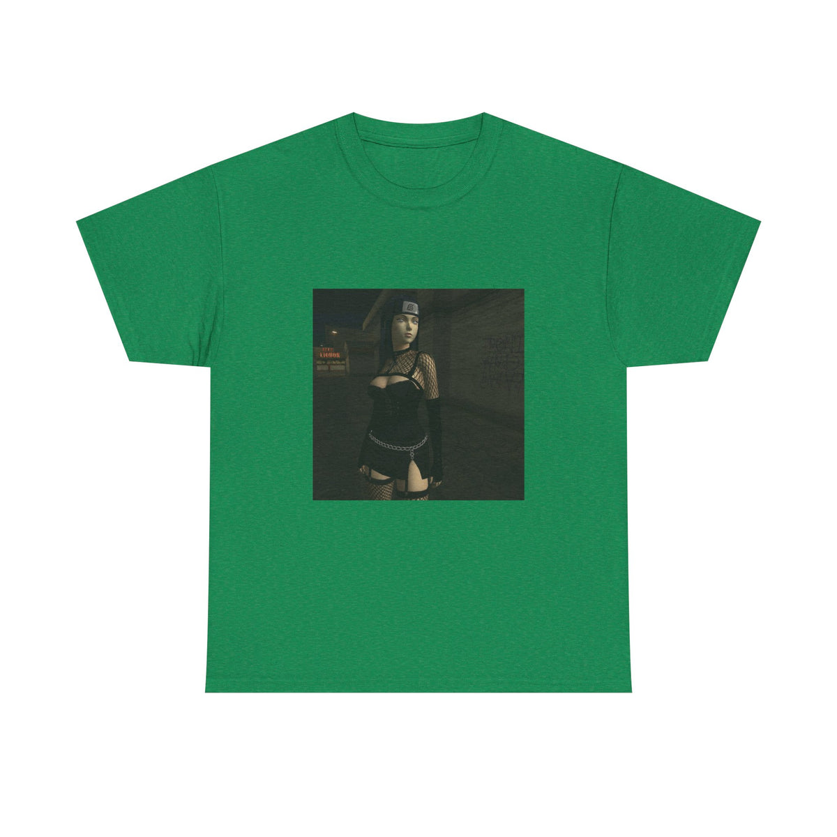 Anime Kunoichi Character Street Scene Tee