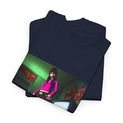 Y2K Vibe Girl In Her Room Tee