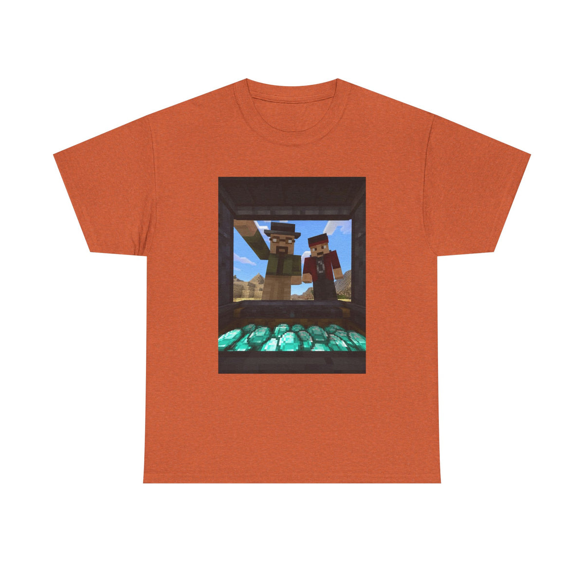 Pixelated Duo With Precious Gems