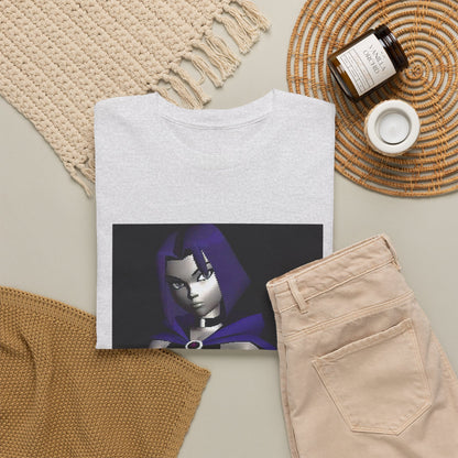 Pixelated Raven Standing Arms Crossed Tee