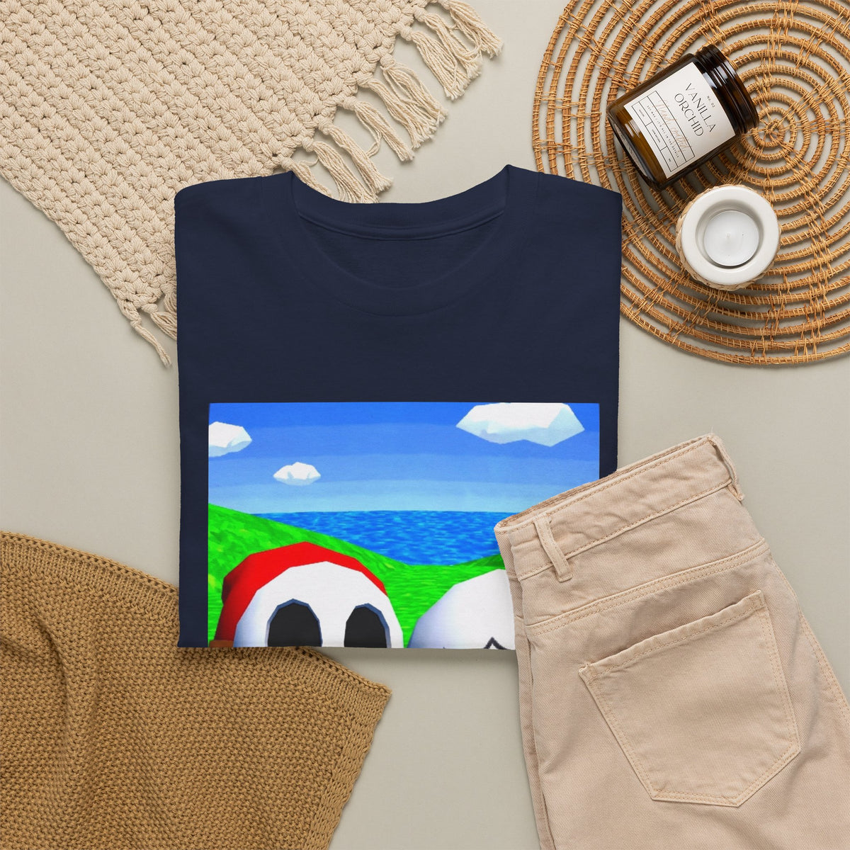 Shy Guy And Boo Flipping Off Tee (Design 5)