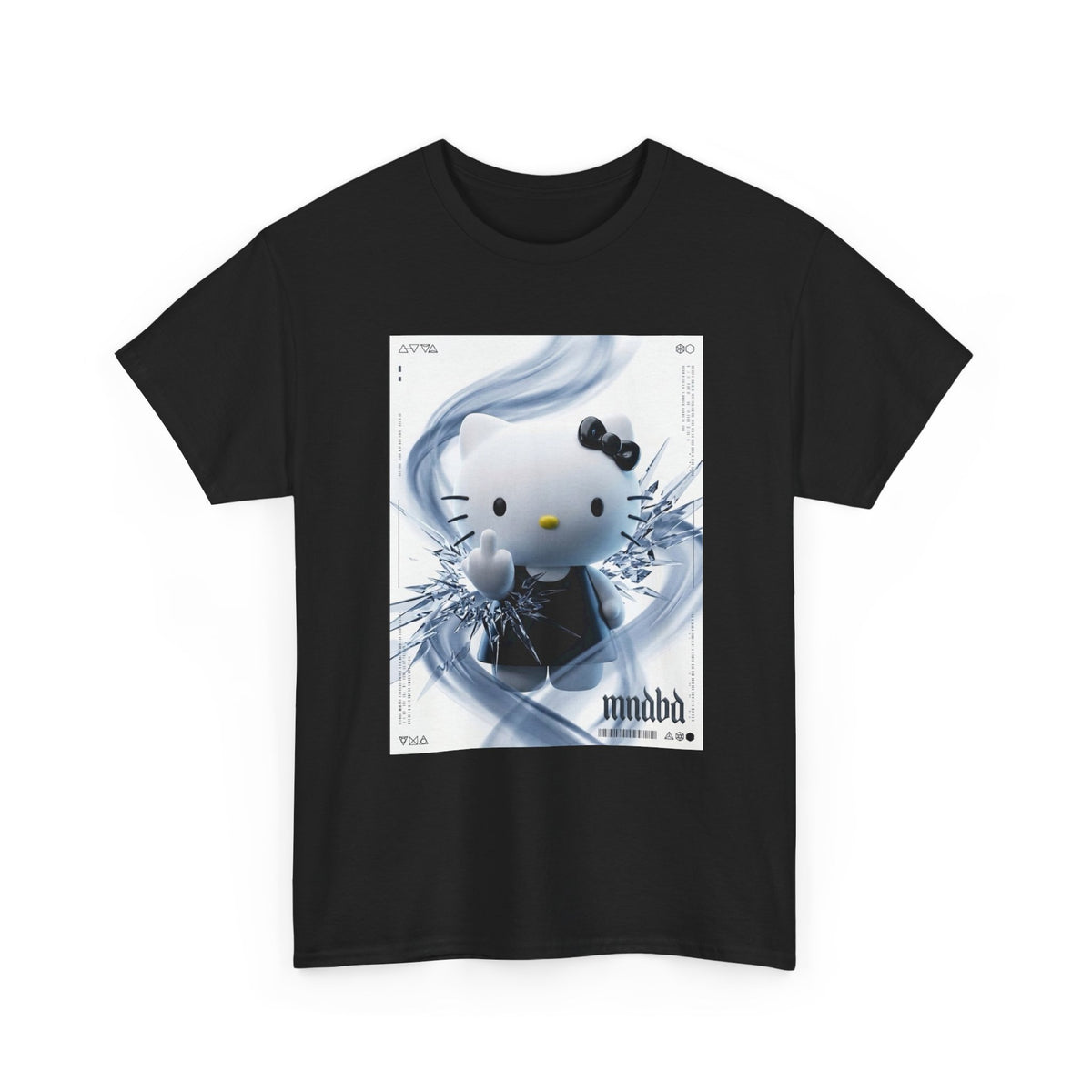Cute Kitty Flipping The Bird Tee