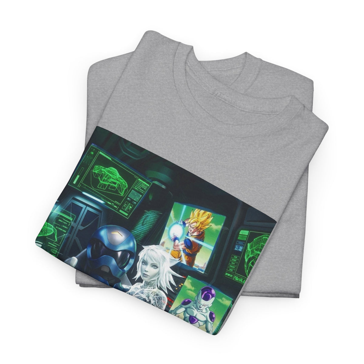 Cybernetic Pilot, Holographic Girl, And Dragon Ball Z