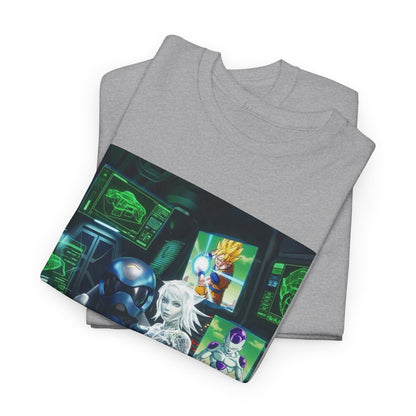 Cybernetic Pilot, Holographic Girl, And Dragon Ball Z