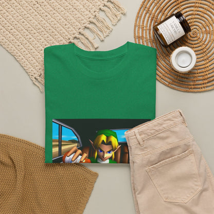 N64 Link Pouring Purple Lean Tee