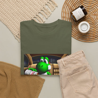 Yoshi Pouring Lean In Car Tee
