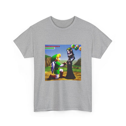 Link Proposing To Goth Girl Tee