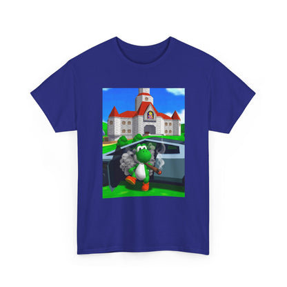 Yoshi Hotboxing Outside Princess Peach's Castle
