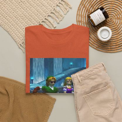Link And Zelda Chilling In Zora's Domain