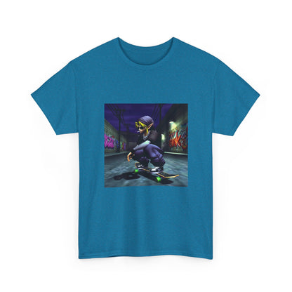Edgy Link Skater Smoking Alley Tee