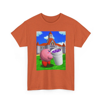 Kirby Sipping Lean At Mushroom Kingdom