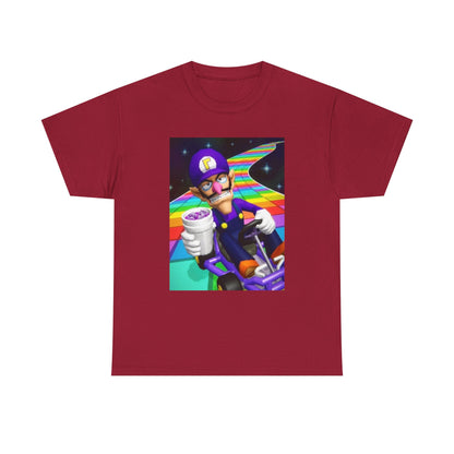Waluigi Karting With Purple Drank Tee