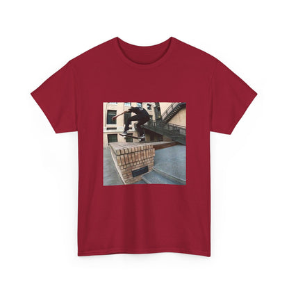 Skater Riding Through Cloud Passage Tee