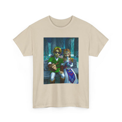 Link And Zelda Sharing A Smoke Tee