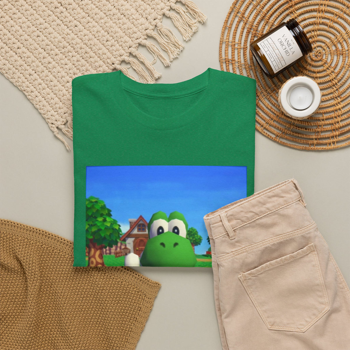 Yoshi Giving The Finger On A Tee