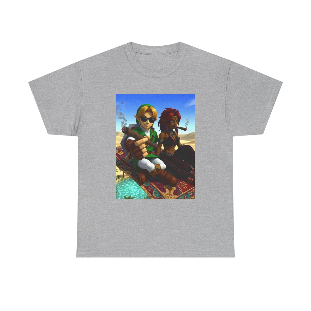Link and Urbosa Hotbox Magic Carpet Tee