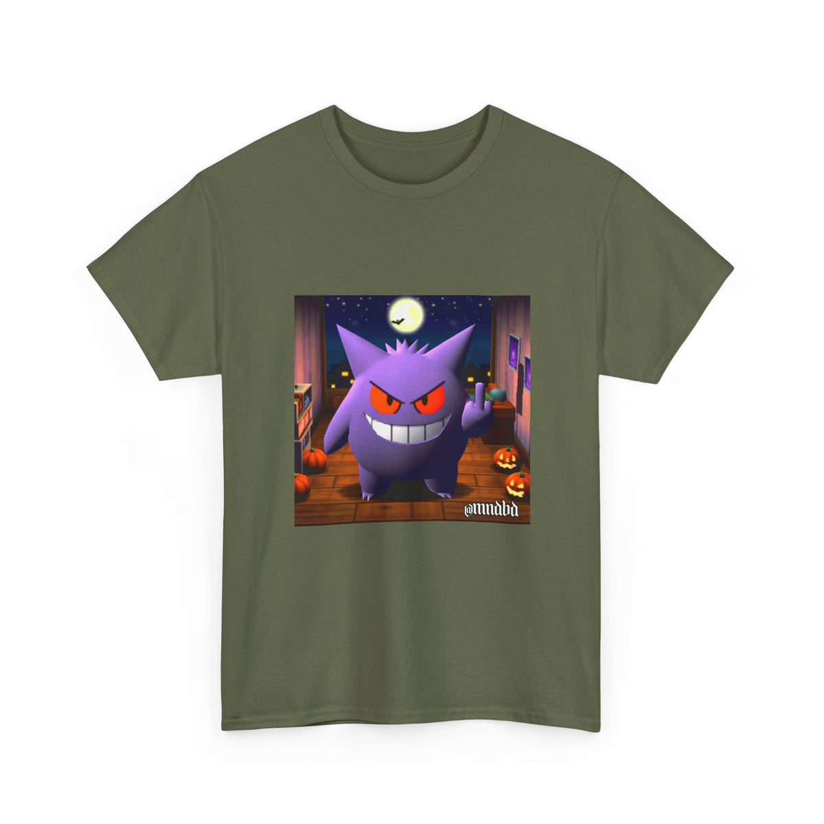 Gengar Giving The Finger On Halloween Night