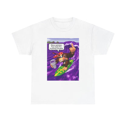 Donkey Kong Surfing Purple Wave Middle Finger