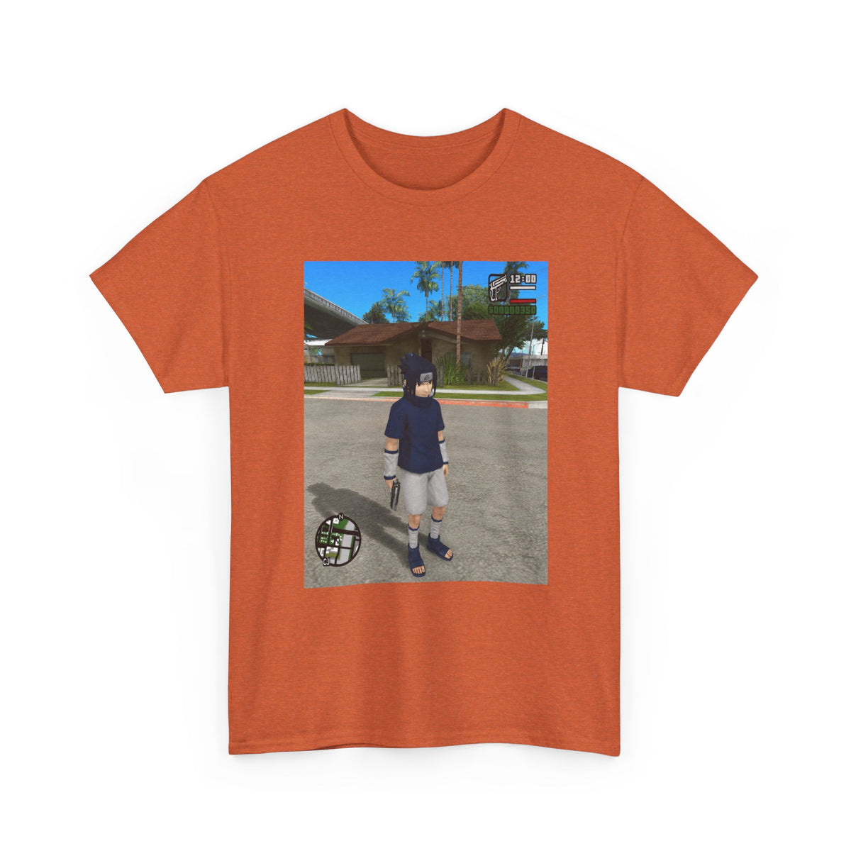 Sasuke Uchiha In San Andreas Tee