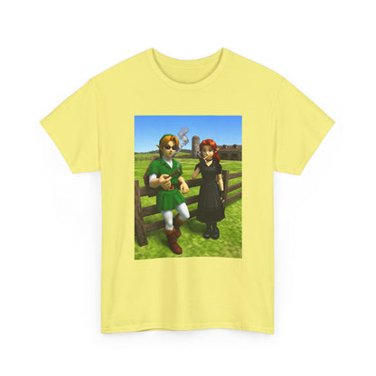 Link And Malon Smoking On The Farm Tee