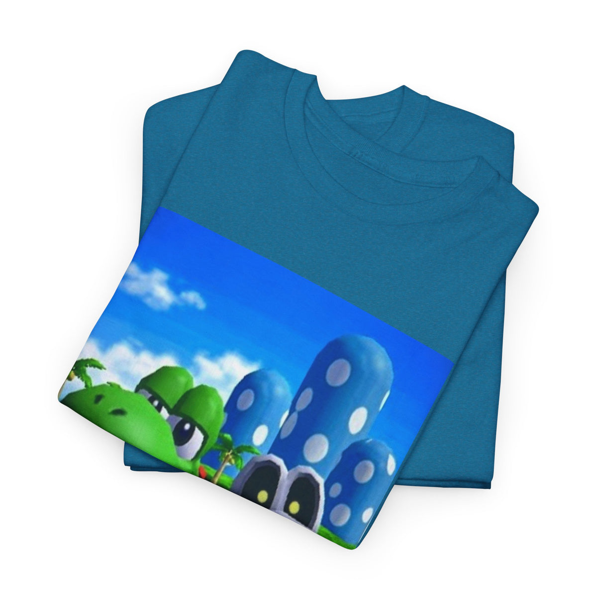 Yoshi and Dry Bones Flipping The Bird Tee (Design 4)