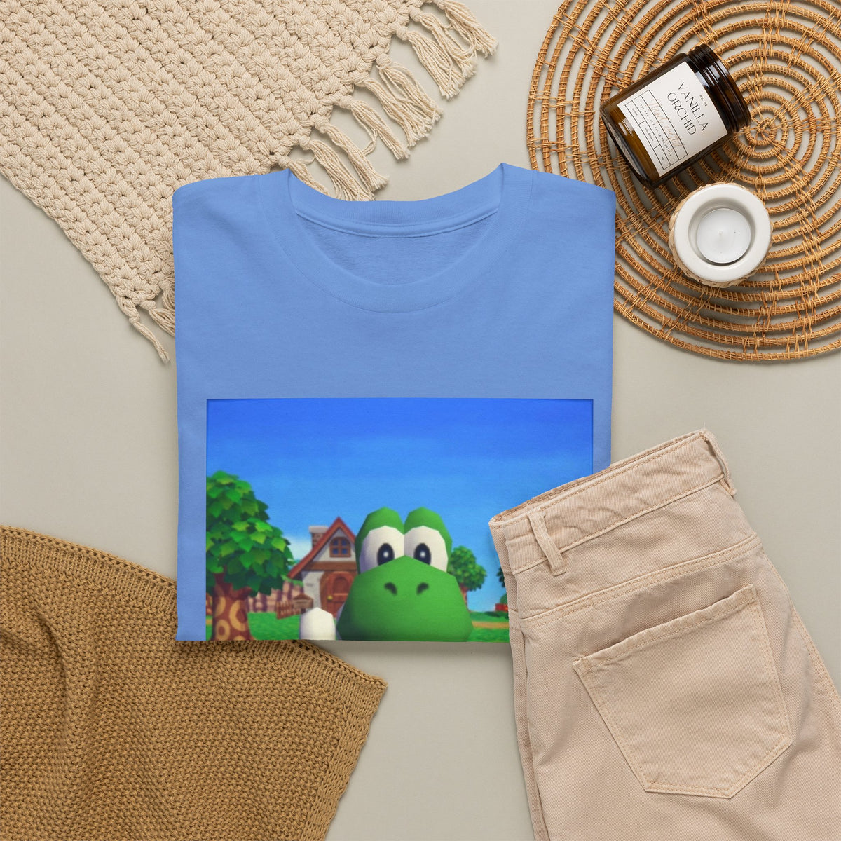 Yoshi Giving The Finger On A Tee