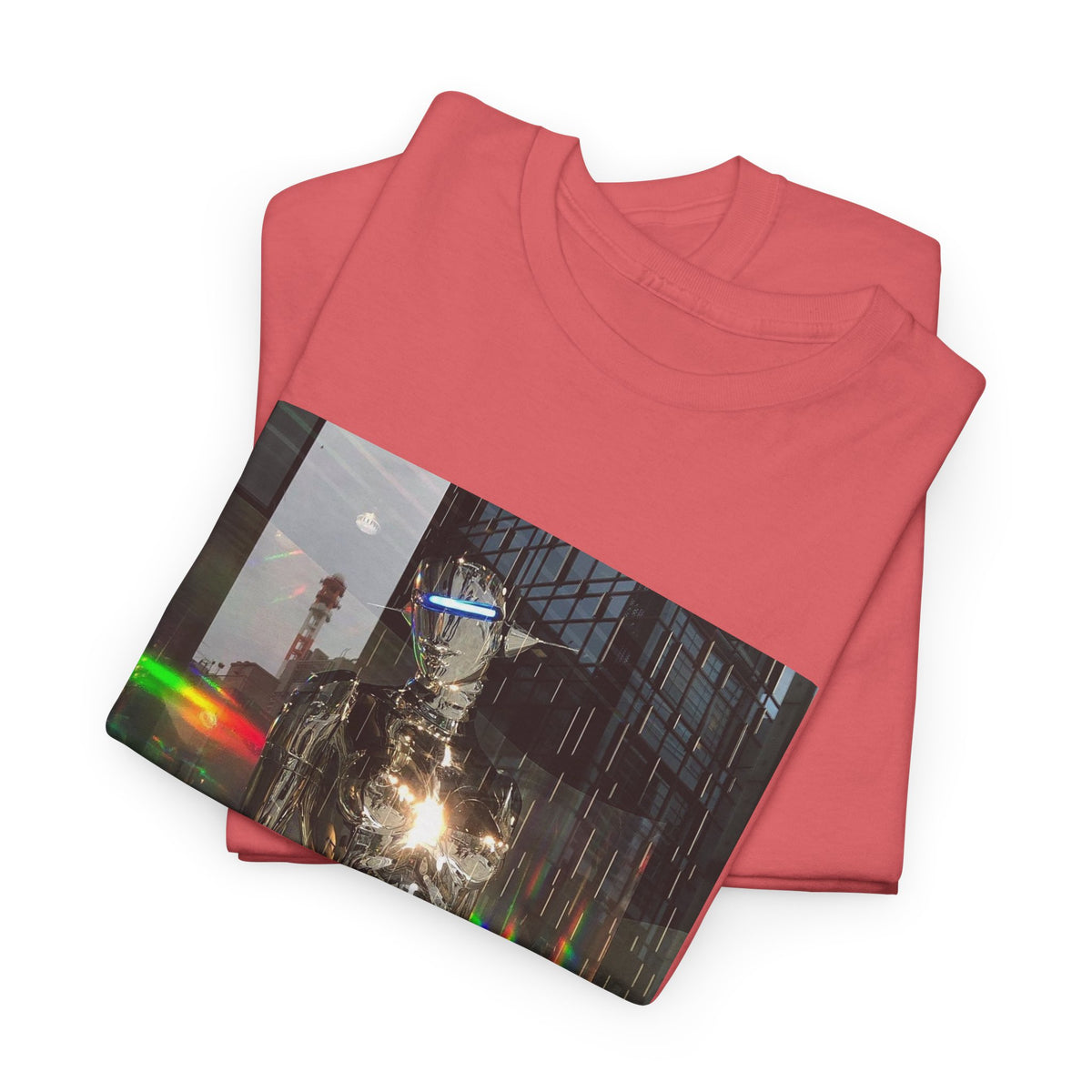Neon Ember Flow Graphic Tee